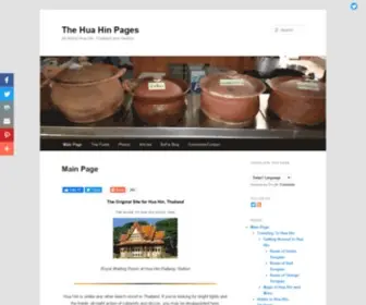 Frangipani.com(The Hua Hin Pages) Screenshot