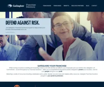 Franinsurance.com(Gallagher Franchise Solutions) Screenshot