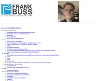 Frank-Buss.de(Buß) Screenshot