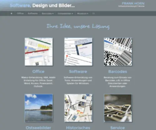 Frank-Horn.com(Software, Design & Bilder) Screenshot