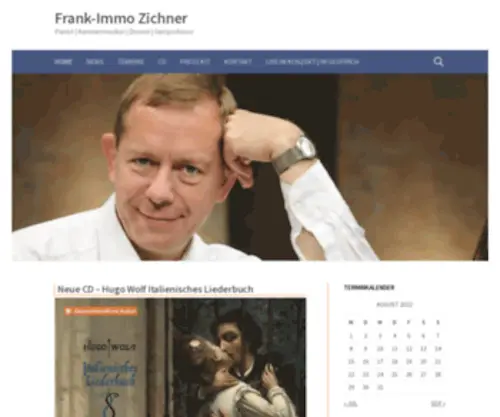 Frank-Immo-Zichner.de(Pianist) Screenshot