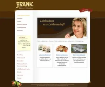 Frank-Lebkuchen.de(Frank Elisen) Screenshot