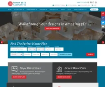 Frankbetzhouseplans.com(House Plans) Screenshot