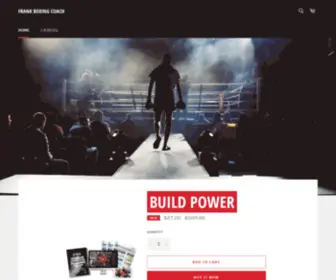 Frankboxingcoach.com(The Building Power Behind Your Punch Program) Screenshot