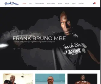 Frankbruno.co.uk(Frank Bruno MBE) Screenshot