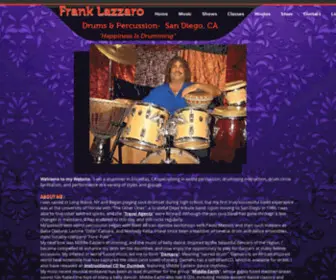 Frankdrums.com(Frank Lazzaro Drum Dumbek Djembe San Diego Belly Dance Bellydance Damaru Drums Drumming Middle Eastern) Screenshot