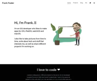 Frankefoster.com(Frank Foster) Screenshot