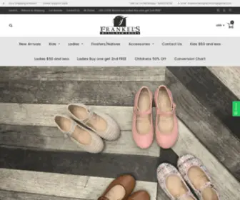 Frankelsshoes.com(Frankel's Designer Shoes) Screenshot