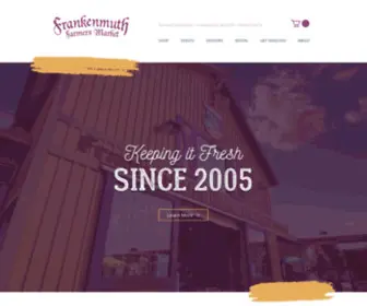 Frankenmuthfarmersmarket.org(Frankenmuth Farmers Market) Screenshot