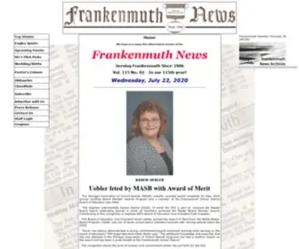 Frankenmuthnews.com(Frankenmuth News) Screenshot