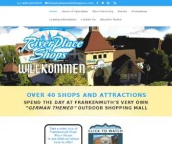 Frankenmuthriverplace.com(Frankenmuth River Place Shops) Screenshot