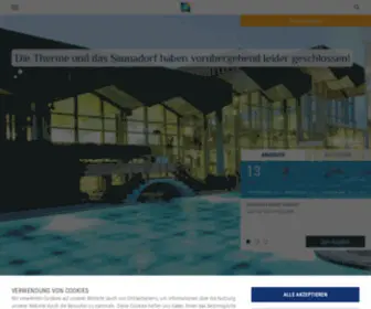 Frankentherme.de(Das Gesundheits) Screenshot