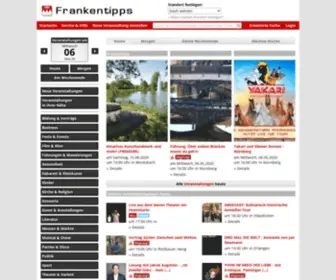 Frankentipps.de(Frankens großer Veranstaltungskalender mit vielen Tipps fürs Wochenende) Screenshot