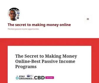 Frankflandinette.com(The Secret to Making Money Online) Screenshot