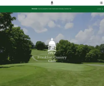 Frankfortcountryclub.com(Frankfort Country Club) Screenshot