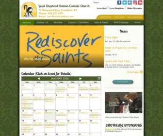 Frankfortgoodshepherd.org(Good Shepherd Catholic Church) Screenshot