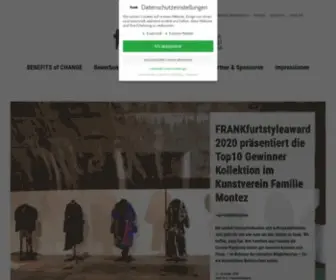 Frankfurtstyleaward.com(The International Talent Contest for Fashion and Design) Screenshot