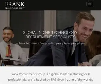 Frankgroup.com(Frank Recruitment Group) Screenshot