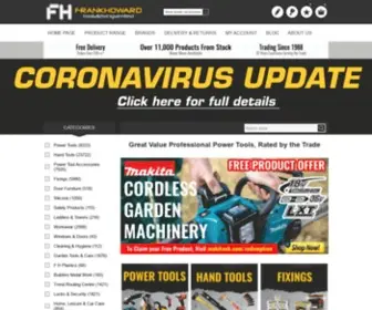 Frankhoward.com(Frank Howard Tools & Fixings Ltd) Screenshot