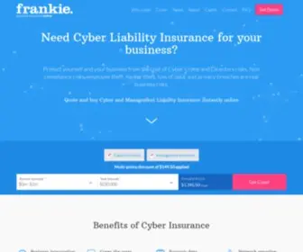 Frankie.co.nz(Cyber Insurance Online) Screenshot