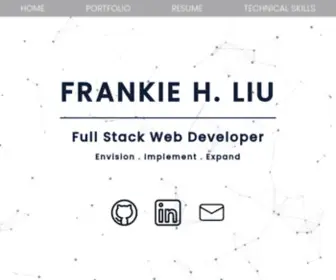 Frankiehliu.com(Frankie H) Screenshot