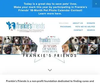 Frankiesfriends.org(Frankie's Friends) Screenshot