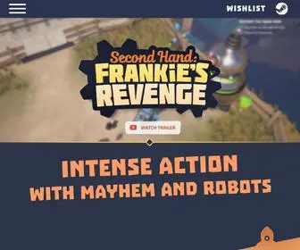 Frankiesrevenge.com(Intense action with mayhem and robots) Screenshot