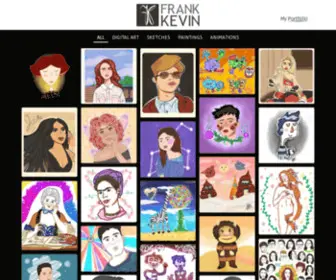 Frankkevin.com(Frank Kevin's drawings) Screenshot