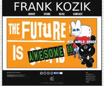 Frankkozik.net(Frank Kozik) Screenshot