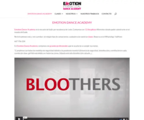 Franklealemotion.com(Emotion Dance Academy) Screenshot