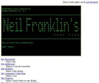 Franklin.ch(Neil Franklin's) Screenshot