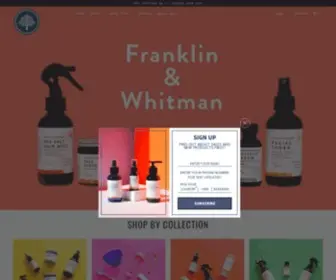 Franklinandwhitman.com(Vegan) Screenshot