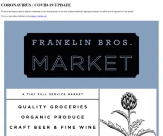 Franklinbrosmarket.com(Franklin Bros) Screenshot