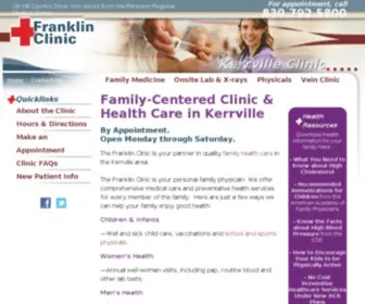 Franklinclinickerrville.com(Family Practice) Screenshot