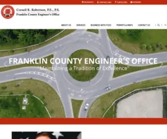 Franklincountyengineer.org(Franklin County Engineer's Office) Screenshot