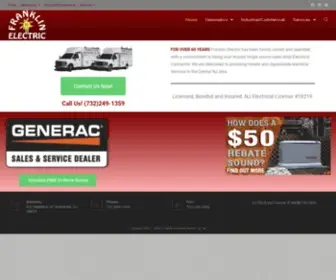 Franklinelectricnj.com(Generators) Screenshot