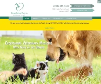 Franklinfarmvet.com(Veterinarian in Herndon) Screenshot