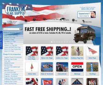Franklinflagsupply.com(Franklin Flag Supply) Screenshot