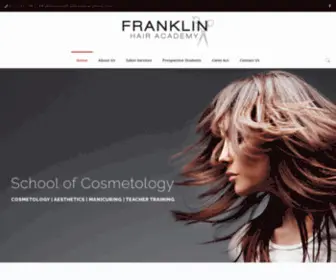 Franklinhairacademy.com(School of Cosmetology) Screenshot