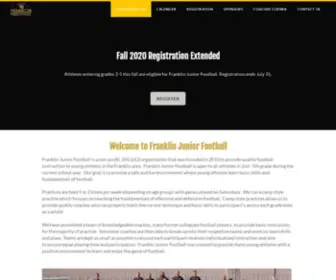 Franklinjuniorfootball.com(Franklin Junior Football) Screenshot