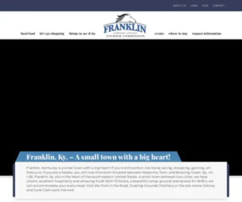 Franklinky.com(Franklin, Simpson County Tourism Commission) Screenshot