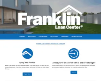 Franklinlc.com(Franklin Loan Center) Screenshot