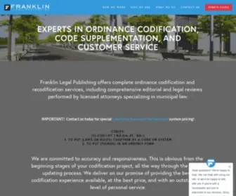 Franklinlegal.net(General Code) Screenshot