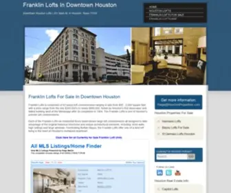 Franklinloftshouston.com(Franklin Lofts) Screenshot