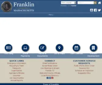 Franklinma.gov(Franklinma) Screenshot
