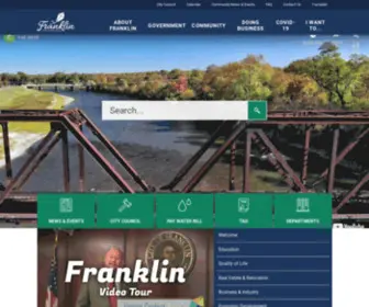 Franklinohio.org(City of Franklin) Screenshot