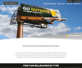 Franklinoutdoor.com(Franklin Outdoor Advertising) Screenshot