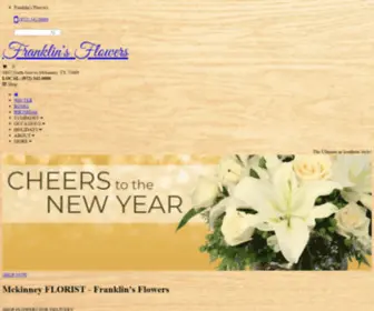 Franklinsflowersmckinney.com(Mckinney Florist) Screenshot