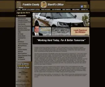 Franklinsheriff.org(Franklin county al sheriff's office) Screenshot