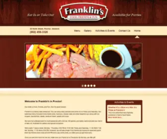 Franklinsinproctor.com(Franklin's) Screenshot